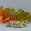 0.86ct Brilliant Diamond Gold Twist Bridal Set - 02US18B